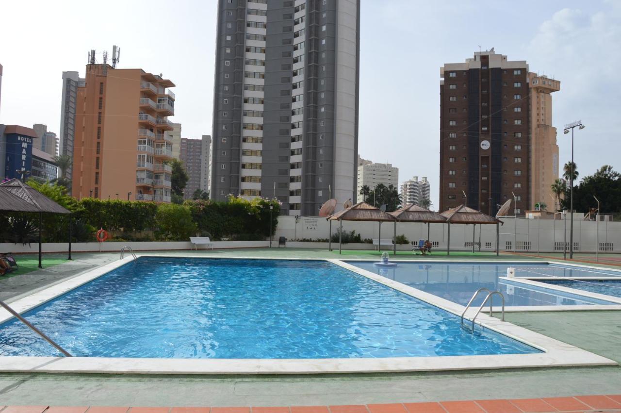 Gemelos2 Loysan Apt. With Pool 베니돔 외부 사진
