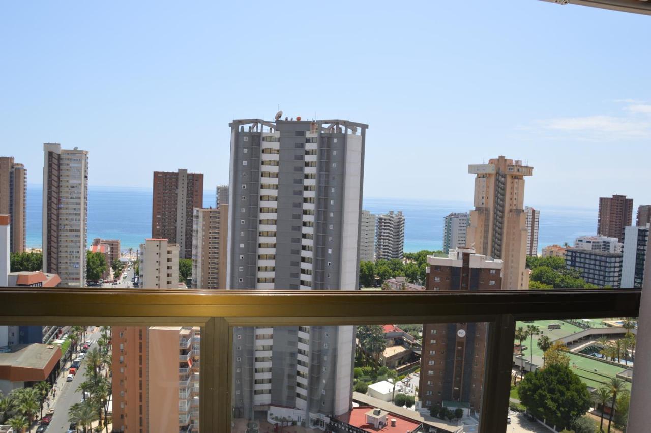 Gemelos2 Loysan Apt. With Pool 베니돔 외부 사진